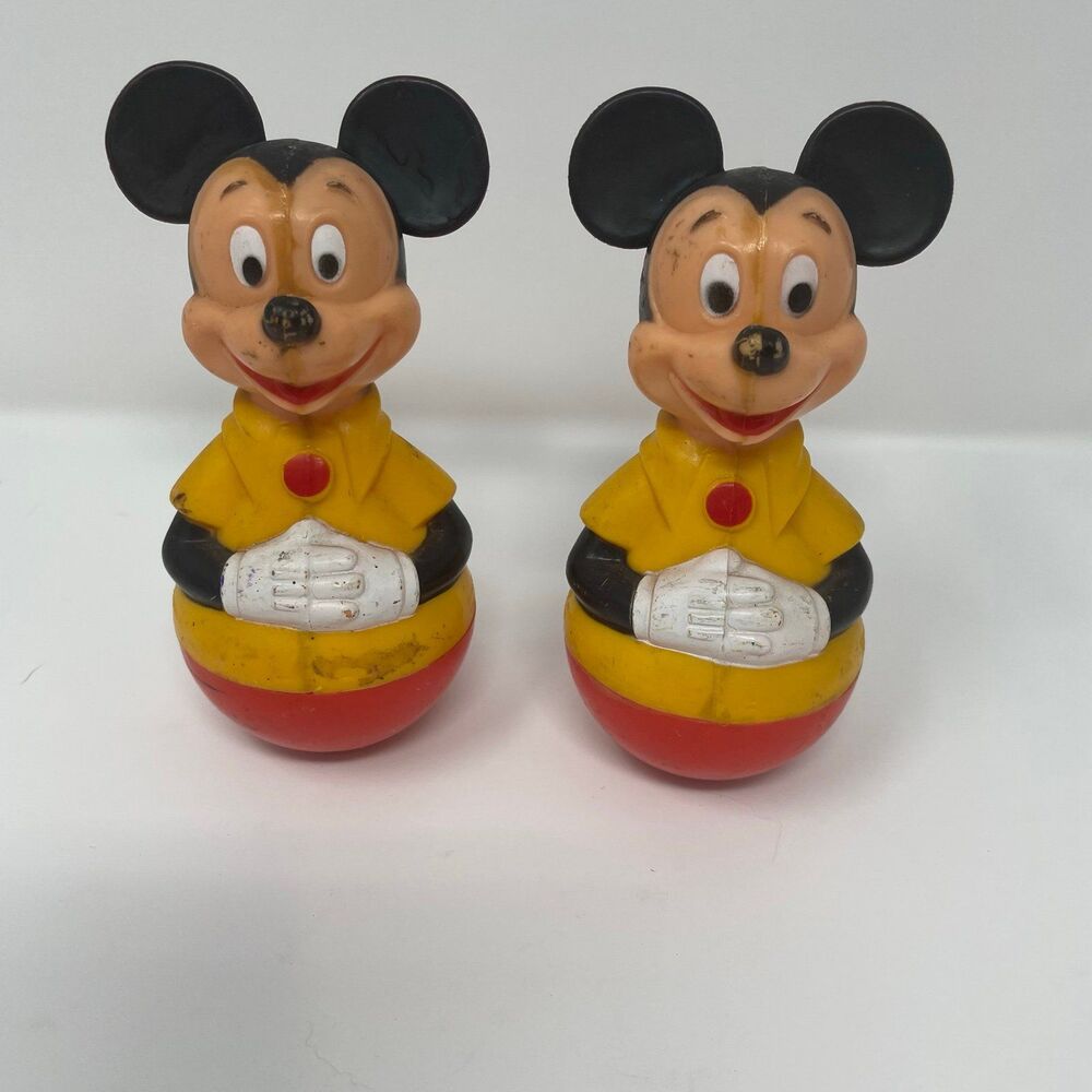 ✨ VINTAGE 1970s Mickey Mouse Collector Lot - Gabriel Wobblers & Japan Rare ✨ - Picture 5 of 12